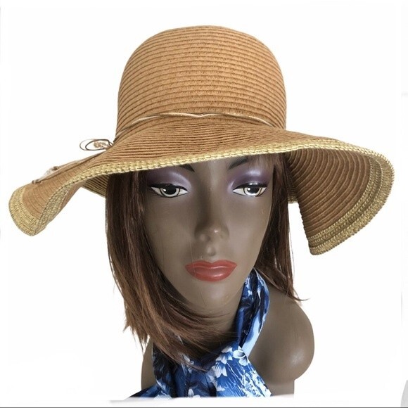 SCALA PRONTO Paper Straw Wide Brimmed Hat - Picture 1 of 6